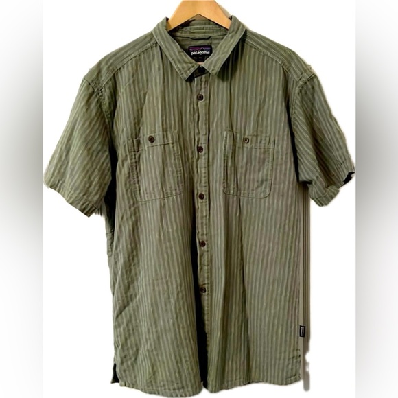 Patagonia Men’s Button-up XXL Hemp-Organic Cotton - Picture 1 of 8